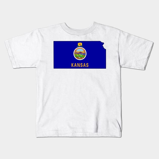 Kansas Kids T-Shirt by somekindofguru